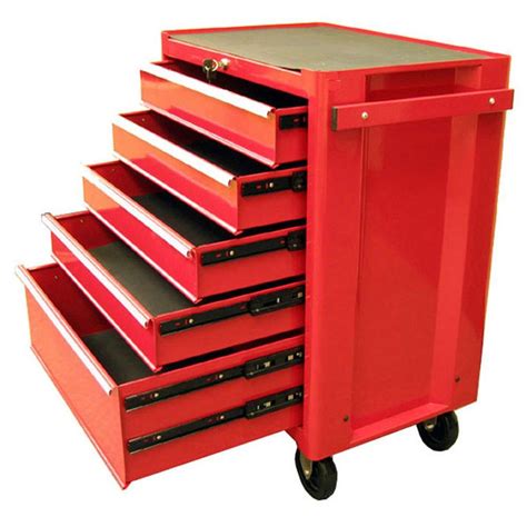 WSMHTSTOR007 : WorkSmart 5 Drawer, Steel, Tool Roller Cabinet